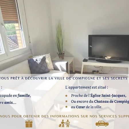 L'Ensoleille De Compiegne - Lumineux & Spacieux Eksteriør billede