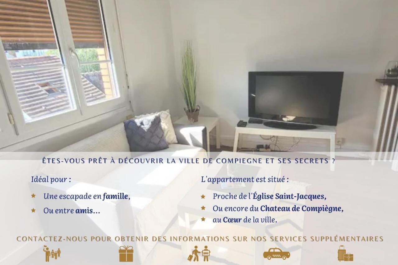 L'Ensoleille De Compiegne - Lumineux & Spacieux Eksteriør billede